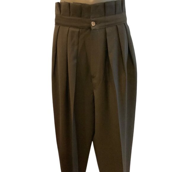 Vintage Bugutta Italian pleated waist baggy trousers trending 2025 like new - Picture 1 of 11